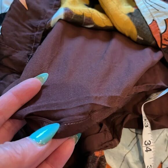 Free People Brown Floral Boho Balloon Sleeve Mini, size S - Picture 9 of 11